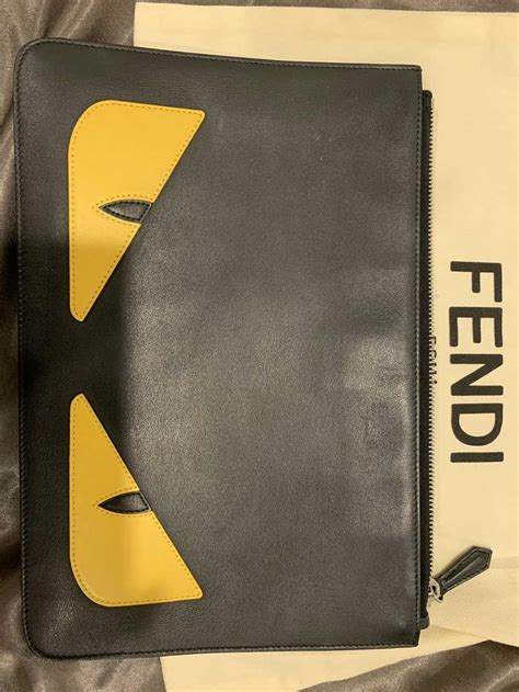 fendi monster clutch|fendi 水桶包.